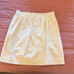 J. Crew Cream Skirt